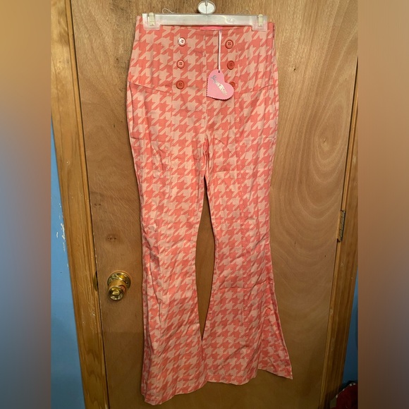 Dolls Kill Sugar Thrillz Houndstooth pants - new with tags - Picture 9 of 15